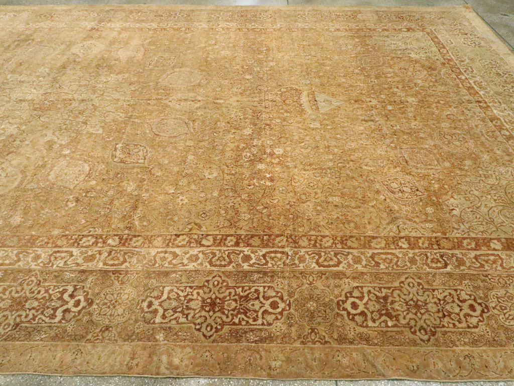 Antique Indian Agra Carpet, No.9965 - Staging