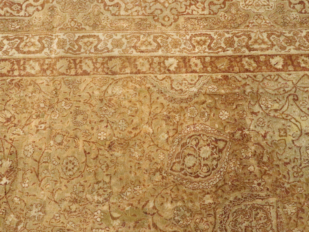 Antique Indian Agra Carpet, No.9965 - Staging