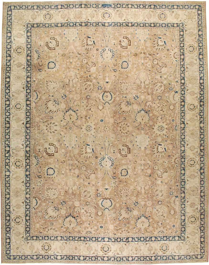 Antique Persian Tabriz Carpet, No.9985 - Staging