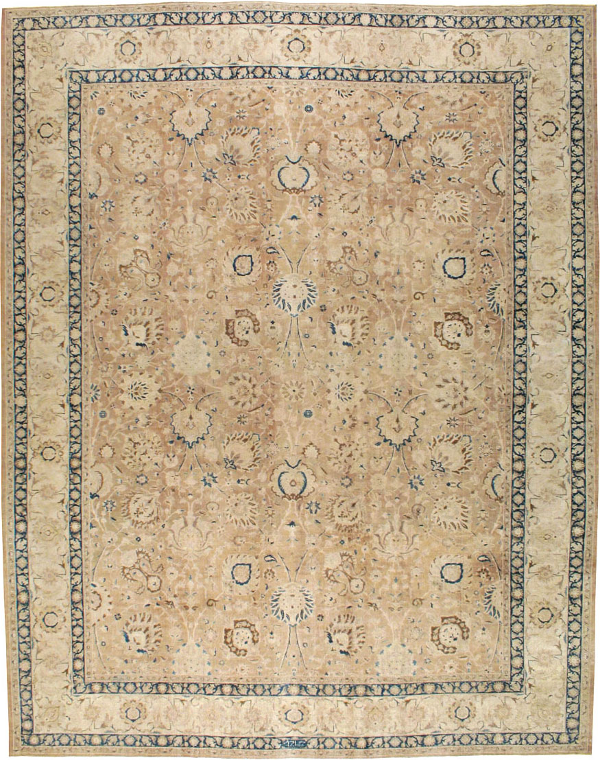 Antique Persian Tabriz Carpet, No.9985 - Staging