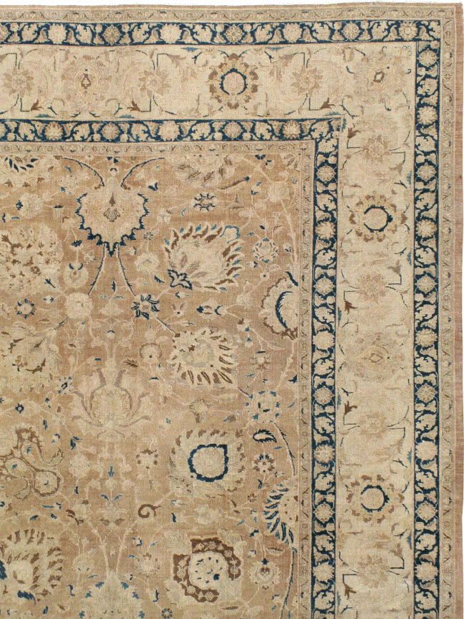 Antique Persian Tabriz Carpet, No.9985 - Staging